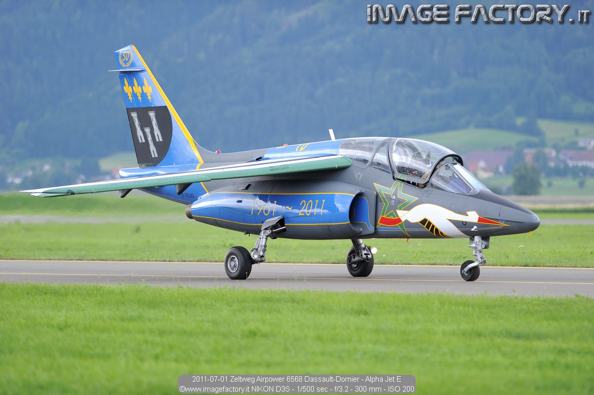 2011-07-01 Zeltweg Airpower 6568 Dassault-Dornier - Alpha Jet E